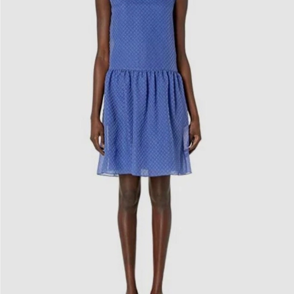 NWT BOUTIQUE MOSCHINO Sleeveless Drop Waist Dress Women’s 44 US 10